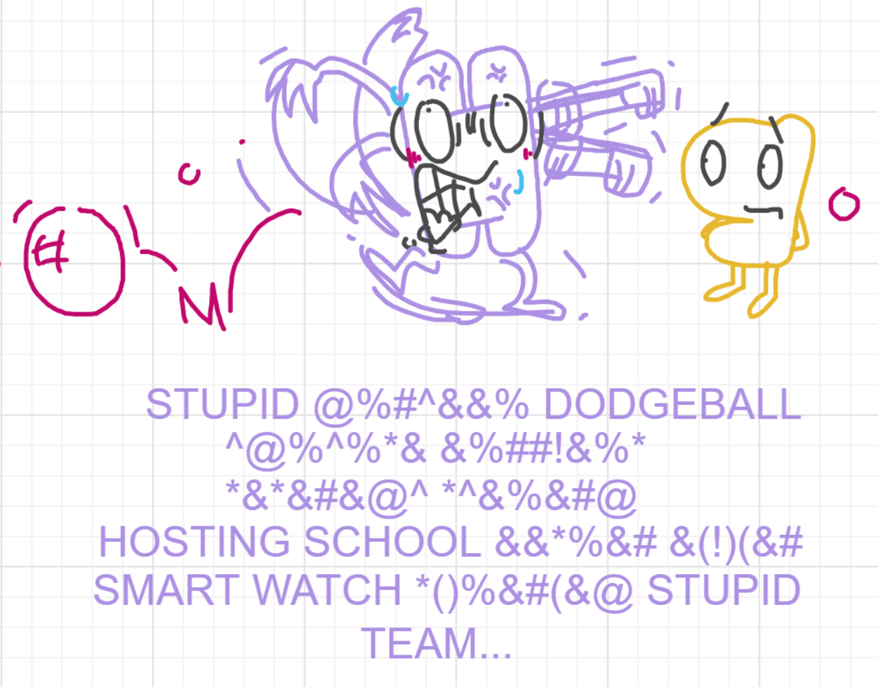 A panel from I've Been Everywhere, Man, episode nine of the Board Boards object show by Furretwalk/WalkingFurret.